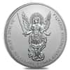 2018 1 oz Ukraine Archangel Michael .9999 Silver Coin In Cap