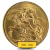 1925-1932-SA South Africa Gold Sovereign George V AU/BU