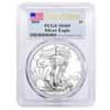 2019 1 oz Silver American Eagle $1 Coin PCGS MS 69 First Strike (Flag Label)