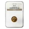 1927 $2.5 Gold Quarter Eagle Indian Head NGC MS 62