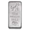 Lot of 10 - 10 oz Italpreziosi Italian Silver Cast Bar .999 Fine (Bullion Exchanges Logo, w/Assay)