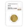 1765 KB Hungary 2 Ducat Maria Theresia Gold Coin NGC AU 50