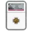 1987 S 1/4 oz China Gold Panda 25 Yuan NGC MS 68