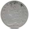 1815-1838 Capped Bust Quarter 25C Silver Coin Fine (Cleaned)