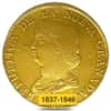 1837-1846 Colombia 16 Pesos Gold Coin Ex Jewelry (Random Year)