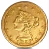 1851-O $2.5 Liberty Head Quarter Eagle Gold Coin Ex-Jewelry