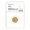 1853 $2.5 Liberty Head Quarter Eagle Gold Coin NGC AU 55