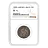 1853 Seated Liberty Silver Quarter Dollar 25C Arrows & Rays NGC VF 35