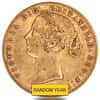1857-1870 Australia Gold Sovereign Victoria Young Head Avg Circ (Random Year)
