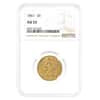 1861 $5 Liberty Head Half Eagle Gold Coin NGC AU 53
