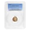 1868 $1 Indian Princess Head Type 3 Gold Coin PCGS MS 62