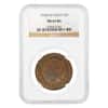 1868 CNB Russia 5 Kopeks Copper Coin NGC MS 62 BN