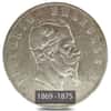 1869-1875 Italy 5 Lire Silver Coin Avg Circ (Random Year)