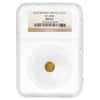 1870 Liberty Head Gold Quarter Dollar Round BG-808 NGC MS 62