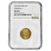 1875 Belgium 20 Francs Leopold II Gold Coin NGC MS 66+