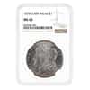 1878 Morgan Silver Dollar $1 7/8 Tailfeathers Weak NGC MS 63