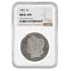 1881 Morgan Silver Dollar $1 NGC MS 61 DPL