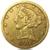1882-CC $5 Liberty Head Half Eagle Gold Coin Ex-Jewelry