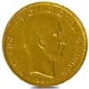 1884 Greece 20 Drachmai George I Gold Coin Avg Circ AGW .1867 oz