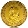 1886-1894 Russia 5 Roubles Alexander III Gold Coin Cleaned (Random)