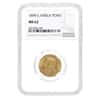 1898 South Africa 1 Pond Gold Coin NGC MS 62