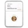 1903 $2.5 Liberty Head Gold Quarter Eagle Coin NGC MS 65