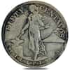 1907-1921 Philippines 50 Centavos 75% Silver Coin Circ (Random Year)