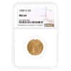 1909 D $5 Gold Half Eagle Indian Head NGC MS 64