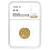 1909 S $5 Indian Head Half Eagle Gold Coin NGC AU 55