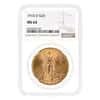 1910 D $20 Gold Saint Gaudens Double Eagle Coin NGC MS 64