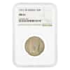 1911 EB Russia 50 Kopeks Silver Coin Nikolai II NGC MS 61