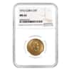 1916 5 Pesos Jose Marti Gold Coin NGC MS 62