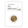 1916 5 Pesos Jose Marti Gold Coin NGC MS 63