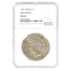 1921 Peace Silver Dollar $1 High Relief NGC AU 55