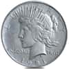 1921 Peace Silver Dollar $1 High Relief AU (Cleaned)