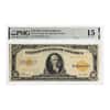 1922 $10 Gold Certificate Currency Note Speelman White PMG F 15