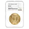 1923 Mexico 50 Pesos Gold Coin NGC MS 64