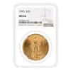 1925 $20 Gold Saint Gaudens Double Eagle Coin NGC MS 66