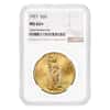 1927 $20 Gold Saint Gaudens Double Eagle Coin NGC MS 65+