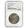 1930 F Germany Weimar Republic Graf Zeppelin 5 Mark Silver Coin NGC MS 65