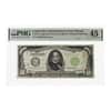 1934 $1000 Federal Reserve Currency Note Chicago PMG XF 45 (Annotations)