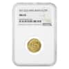1943 (SH 1322) 1/2 Pahlavi Gold Coin NGC MS 65