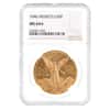 1946 Mexico 50 Pesos Gold Coin NGC MS 64*