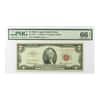 1963 $2 Legal Tender Currency Note FR 1513*(*A Block) PMG GEM UNC 66 EPQ