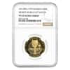 1970 Sharjah 50 Riyals Mexico World Cup Proof Gold Coin NGC PF 67 UCAM