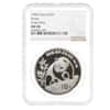 1990 1 oz Chinese Silver Panda 10 Yuan Small Date NGC MS 68