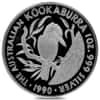 1990 1 oz Proof Silver Australian Kookaburra Perth Mint .999 Fine In Cap