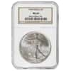 1990 1 oz Silver American Eagle $1 Coin NGC MS 69