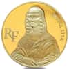 1993 1 oz France Bicentennial of the Louvre Mona Lisa Gold Coin (w/Box & COA)