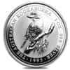 1995 1 oz Silver Australian Kookaburra Perth Mint .999 Fine BU In Cap